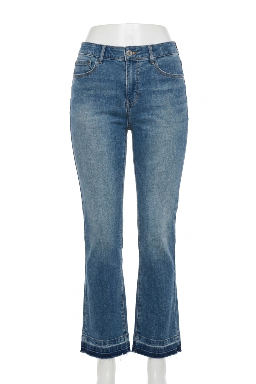 NEW TRIBAL sophia curvy micro flare jeans in true vintage